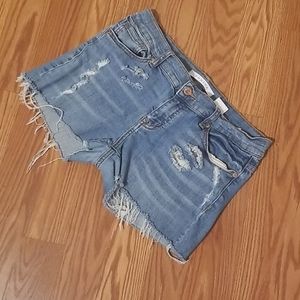 Eunina distressed‎ shorts 13